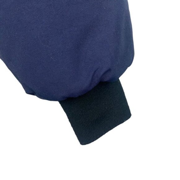 Men's Blue Utility Bomber Jacket Padded US Estimate S/M - Picture 9 of 11